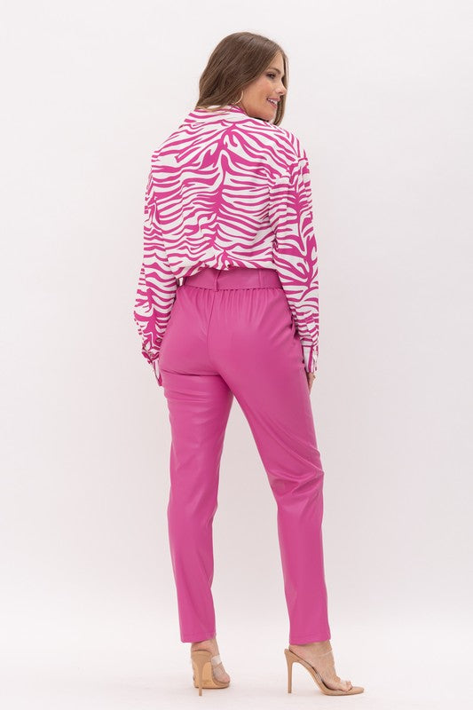 ZEBRA OVERSIZED SHIRT