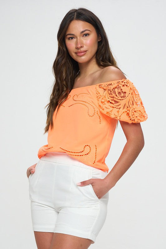 NEON HOLLOW OUT TOP