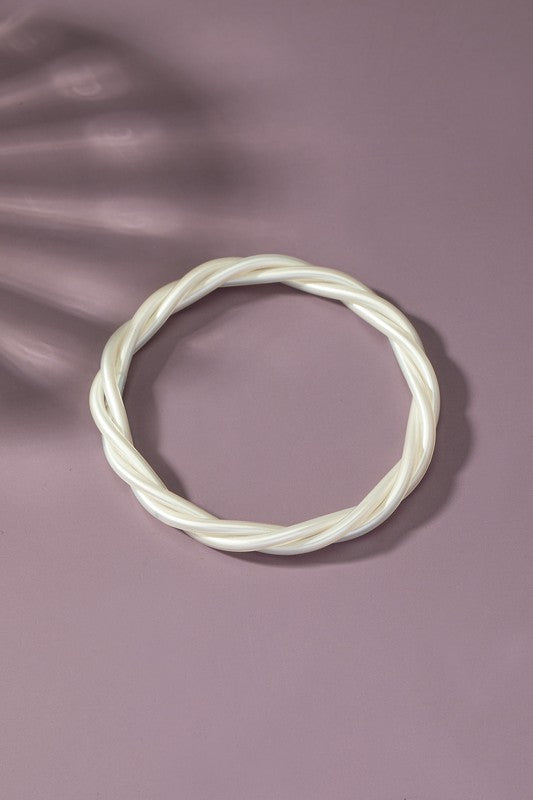 GEL TUBE BRAIDED BANGLES