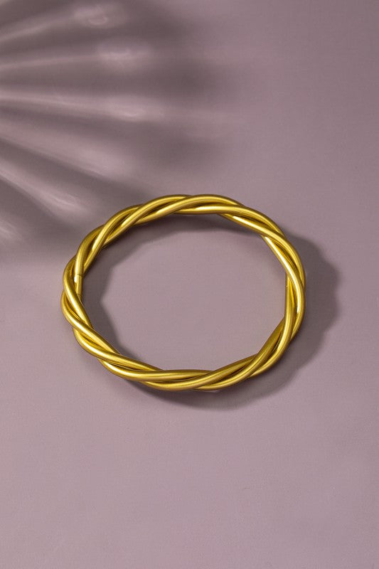 GEL TUBE BRAIDED BANGLES