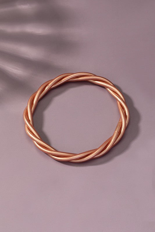 GEL TUBE BRAIDED BANGLES