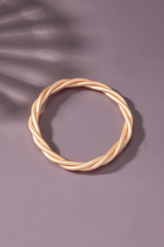 GEL TUBE BRAIDED BANGLES