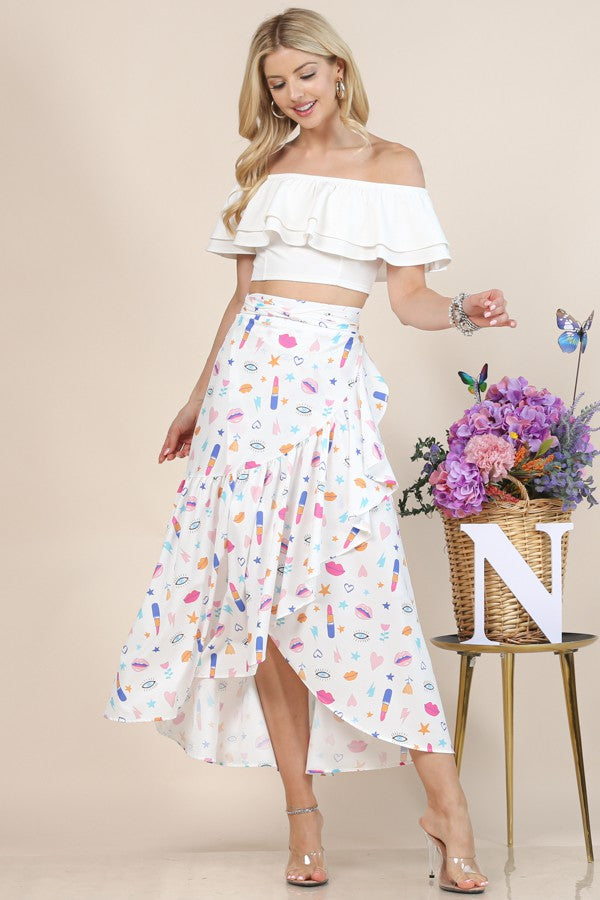 OFF SHOULDER CROP TOP