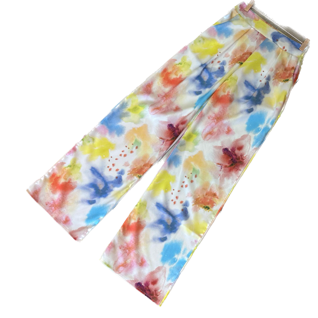 HIGH WAIST PLEATED PANTS