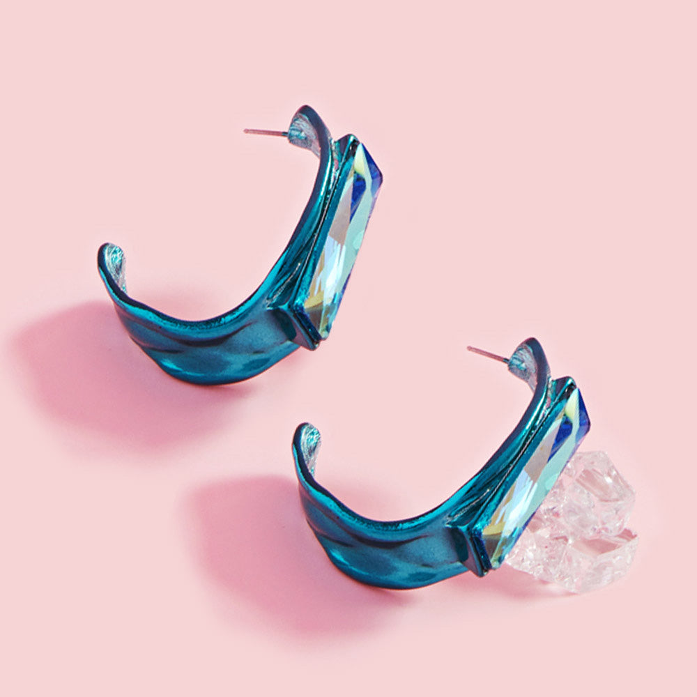 RECTANGLE ACCENT HOOPS