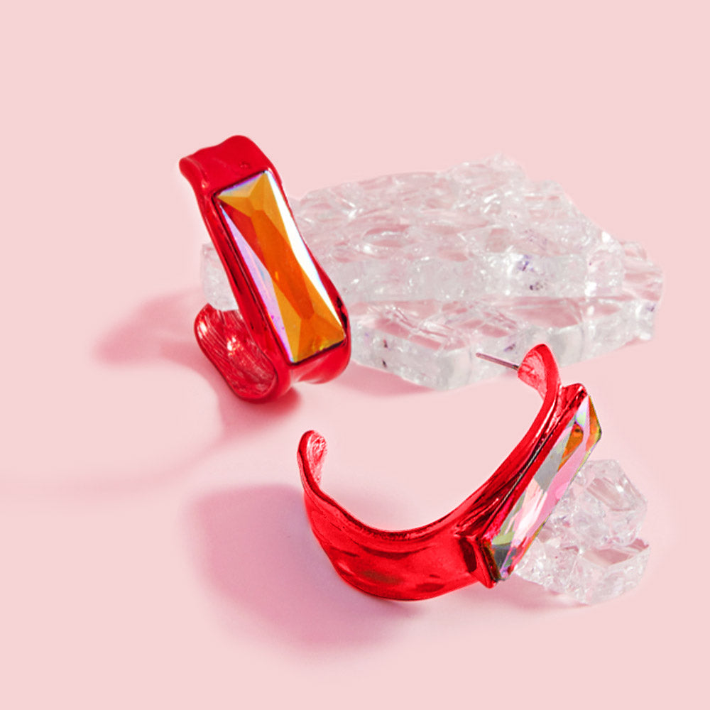 RECTANGLE ACCENT HOOPS