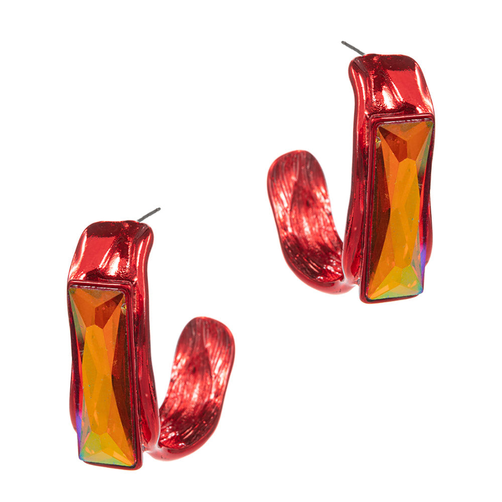 RECTANGLE ACCENT HOOPS