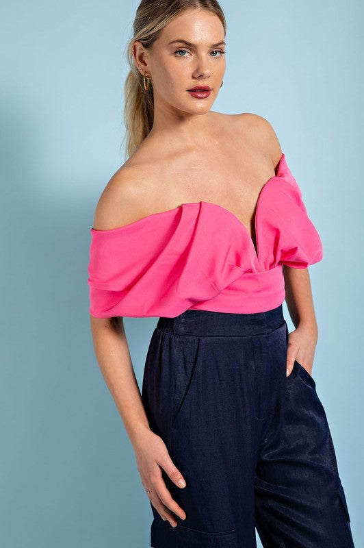 OFF SHOULDER CROP TOP