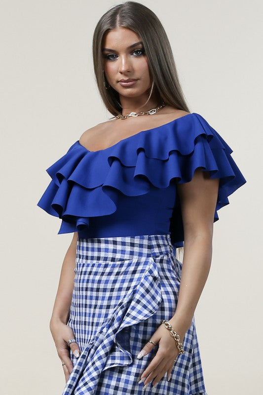 OFF SHOULDER SOLID TOP