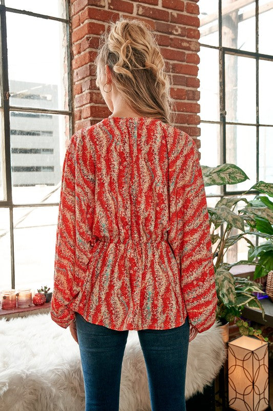 BALLOON SLEEVE BLOUSE
