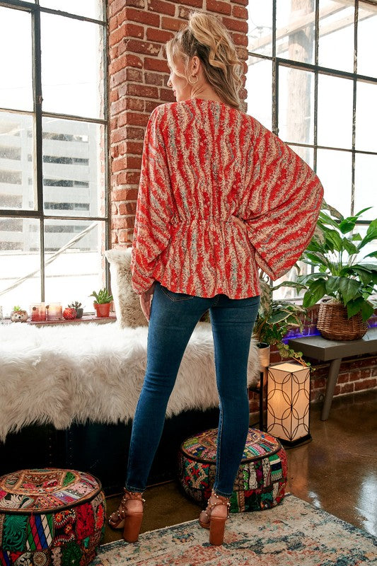 BALLOON SLEEVE BLOUSE