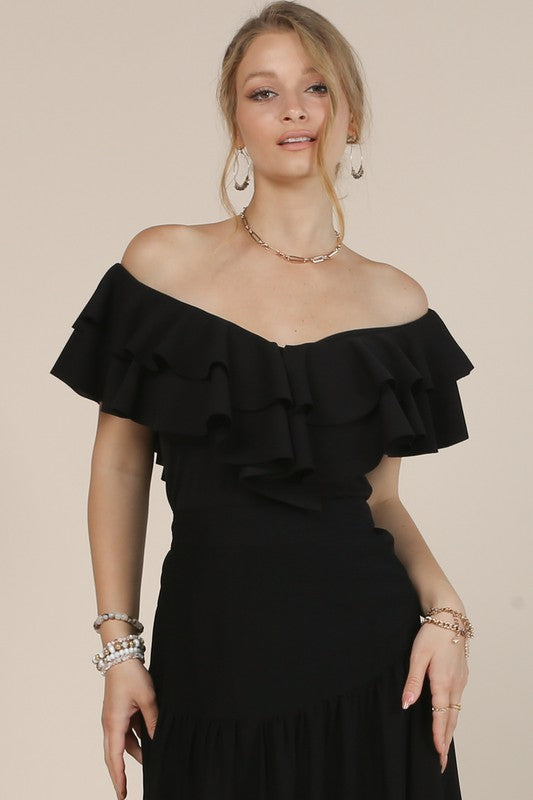 OFF SHOULDER SOLID TOP