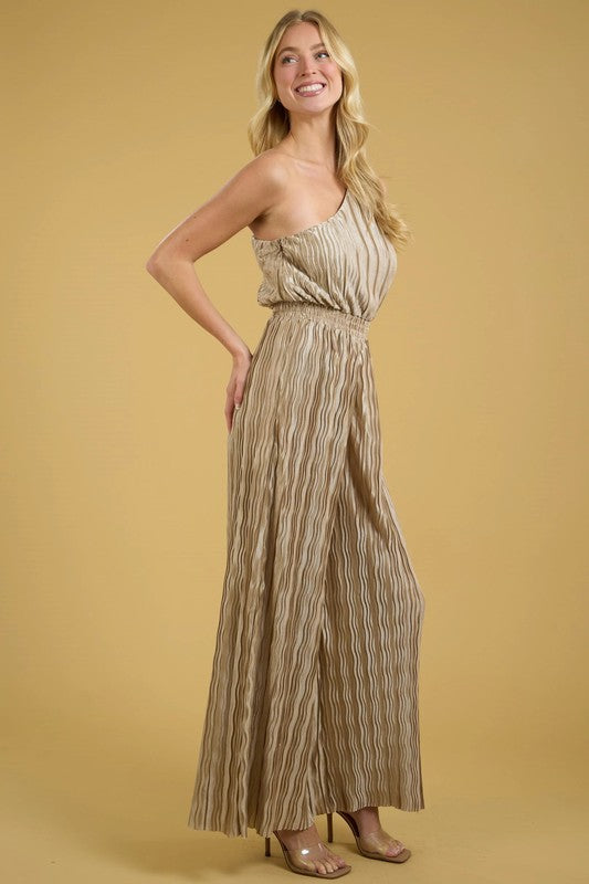 ONE SLEEVE JUMPSUIT