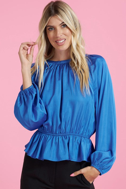 PEPLUM BLOUSE