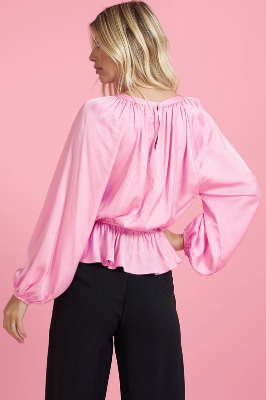 PEPLUM BLOUSE