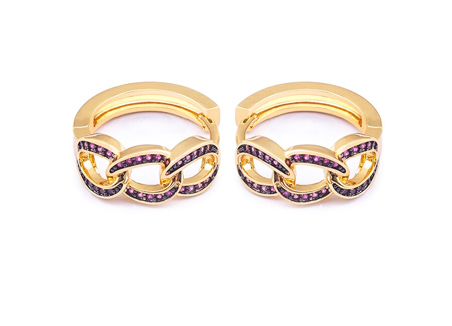 ZIRCONIA CHAIN LINK HUGGIES