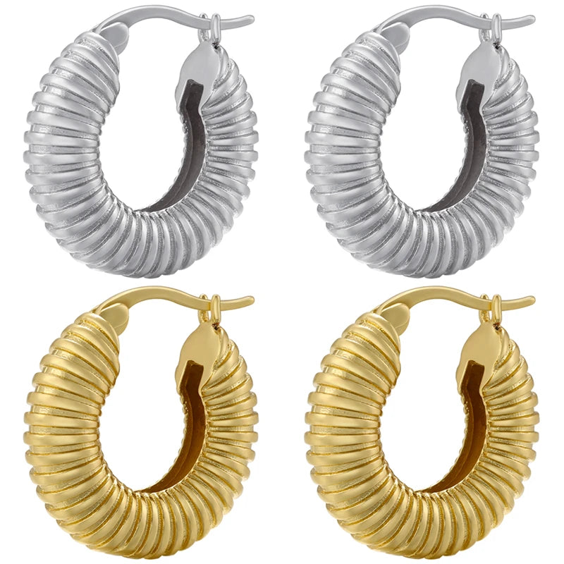 CHUNKY HOOP EARRINGS