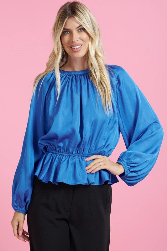 PEPLUM BLOUSE