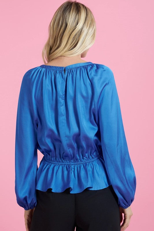 PEPLUM BLOUSE