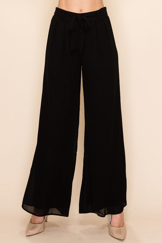 FLOWY WIDE LEG PANTS