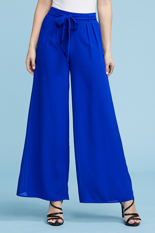 FLOWY WIDE LEG PANTS