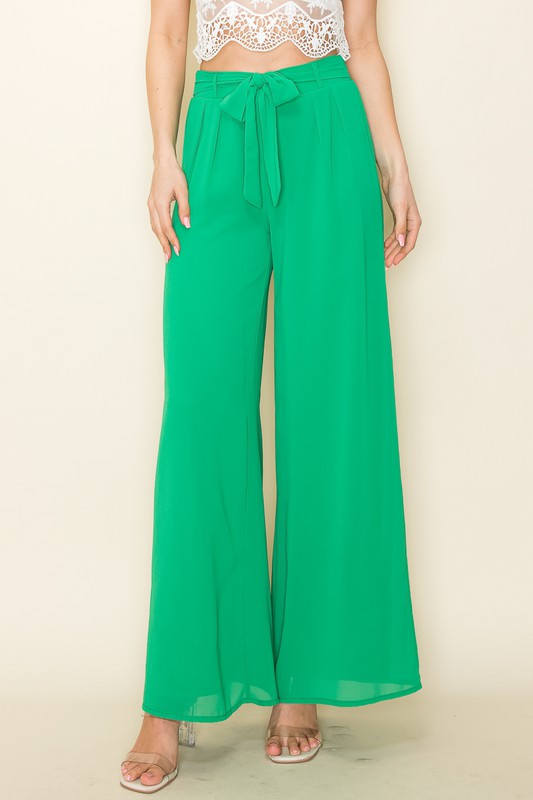 FLOWY WIDE LEG PANTS