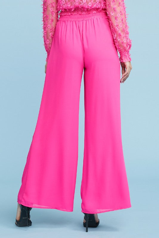 FLOWY WIDE LEG PANTS