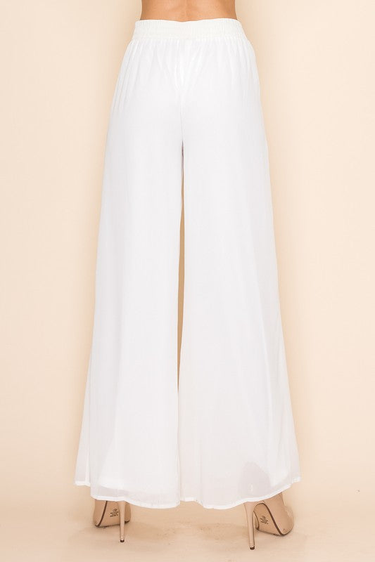 FLOWY WIDE LEG PANTS