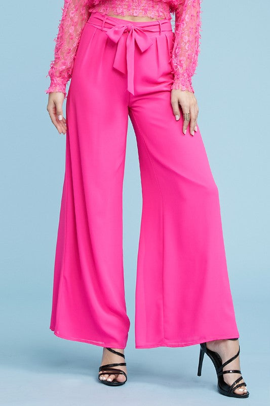 FLOWY WIDE LEG PANTS