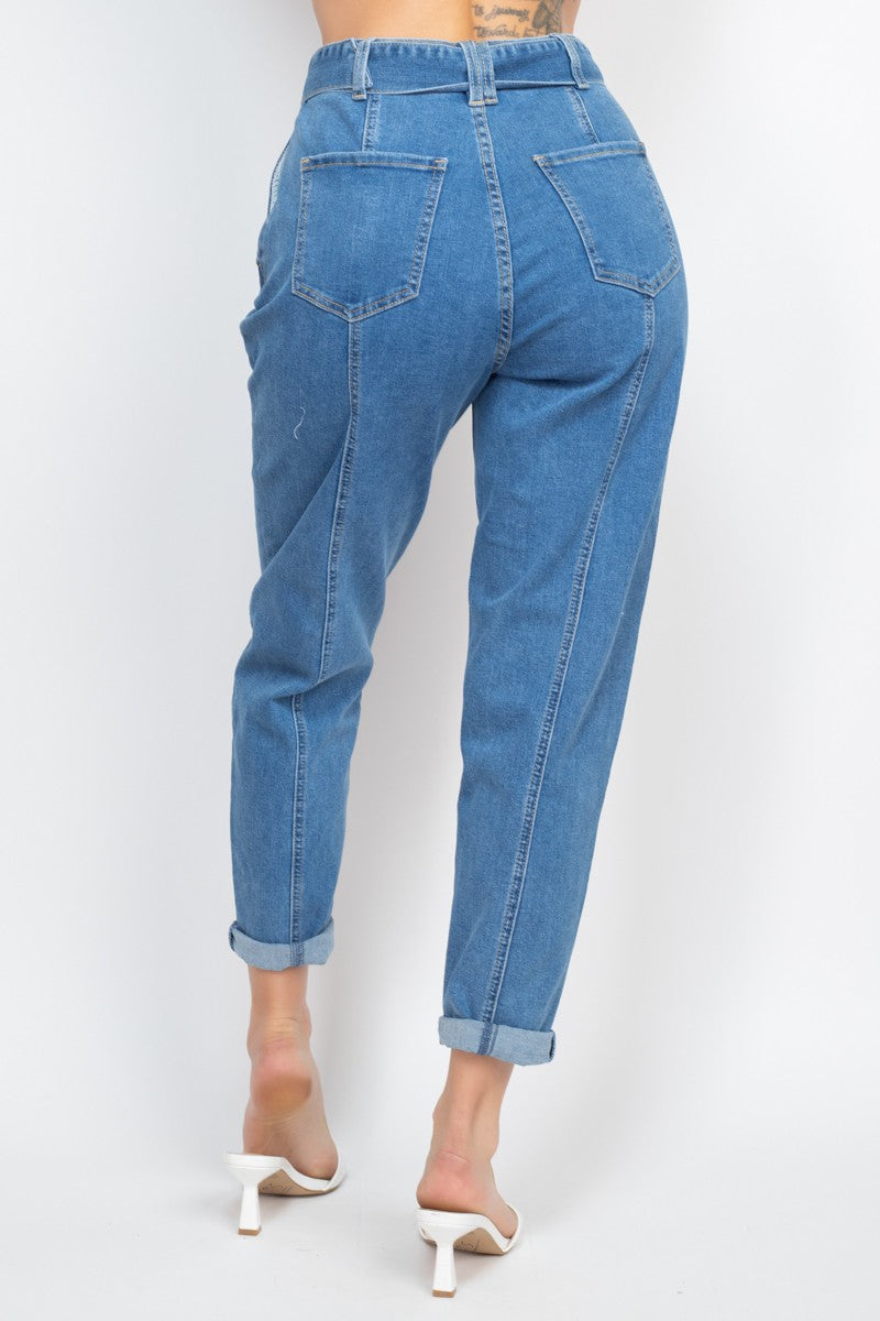 DENIM MOM JEANS