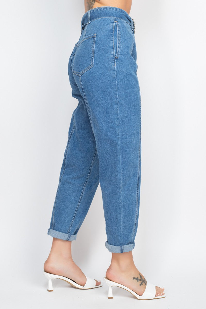 DENIM MOM JEANS