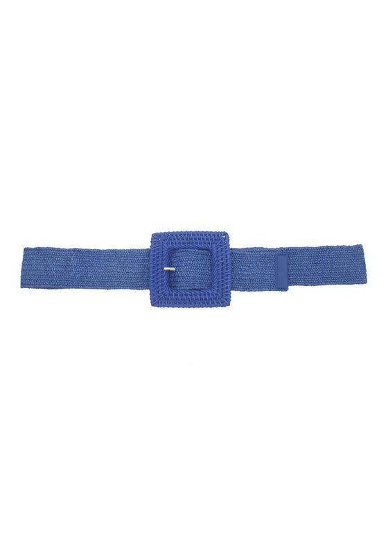 RATTAN BUCKLE STRETCH BELT