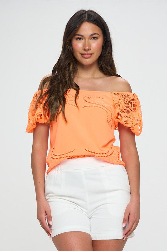 NEON HOLLOW OUT TOP