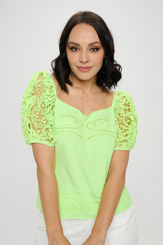 NEON HOLLOW OUT TOP