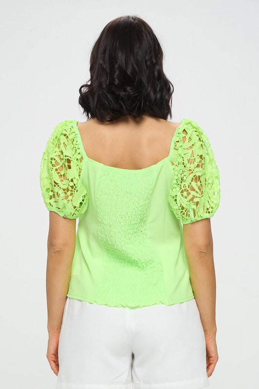 NEON HOLLOW OUT TOP