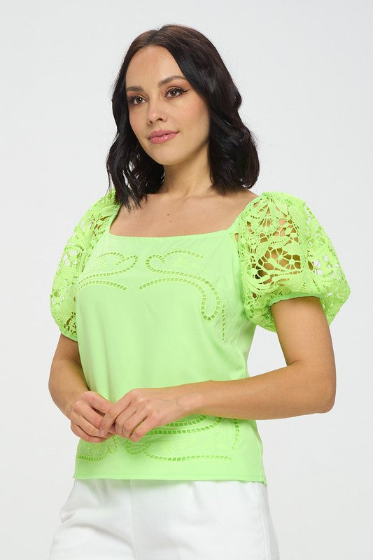 NEON HOLLOW OUT TOP