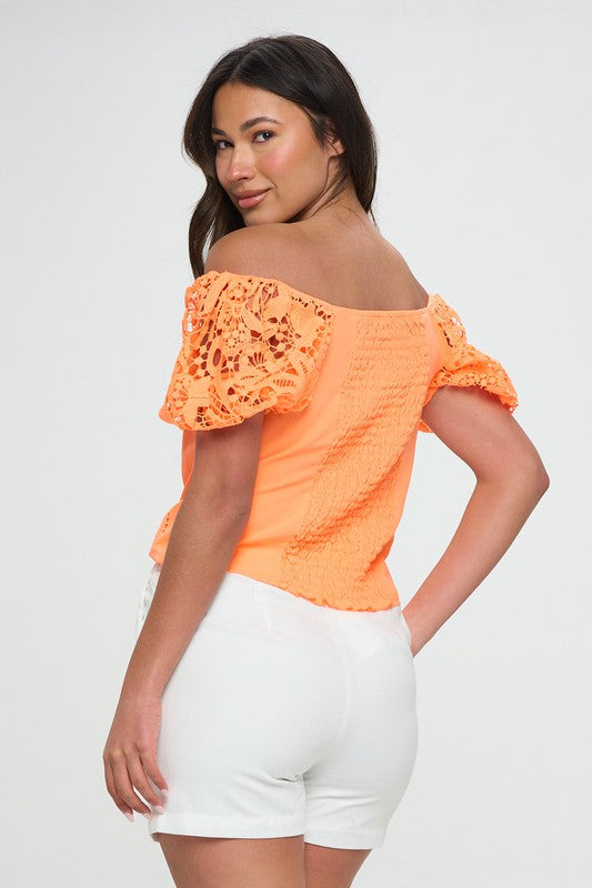 NEON HOLLOW OUT TOP