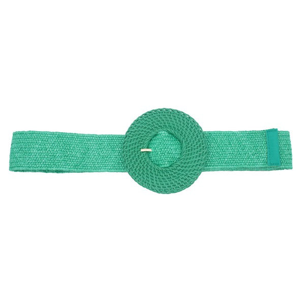 RATTAN BUCKLE STRETCH BELT