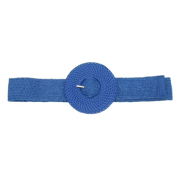 RATTAN BUCKLE STRETCH BELT