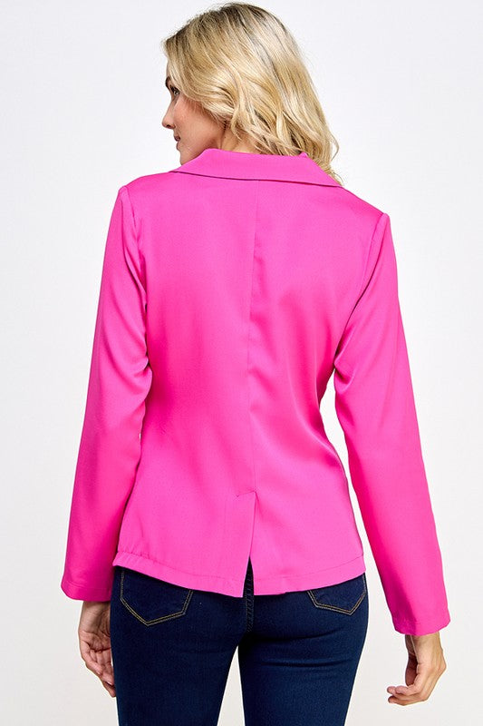 FRONT TIE BLAZER