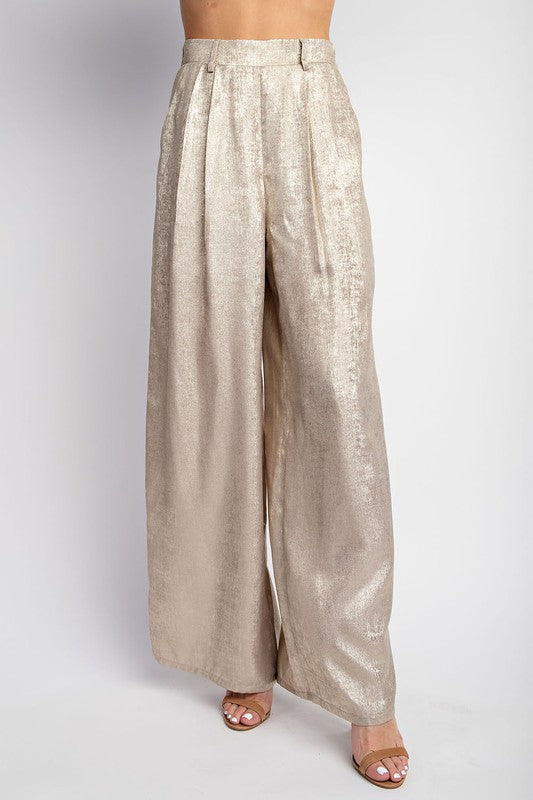 SHIMMER WOVEN PANTS