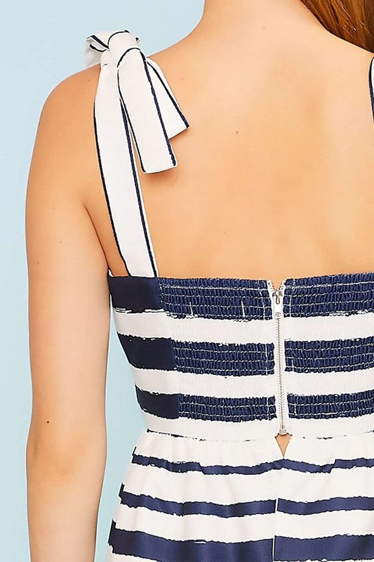 NAUTICAL SHOULDER STRAP TOP