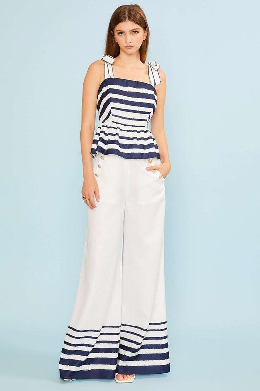 NAUTICAL SHOULDER STRAP TOP