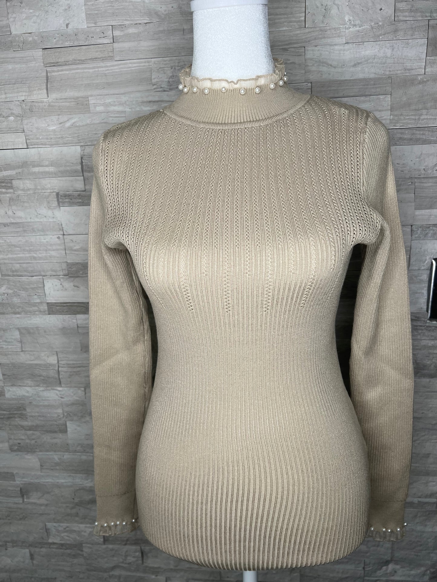 Knit Pearl Sweater