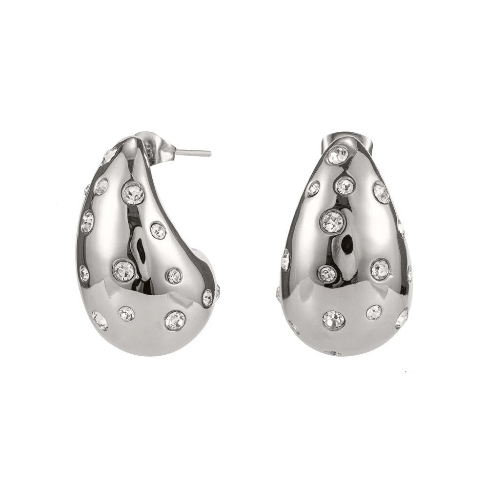 ZIRCONIA WATER DROP EARRINGS