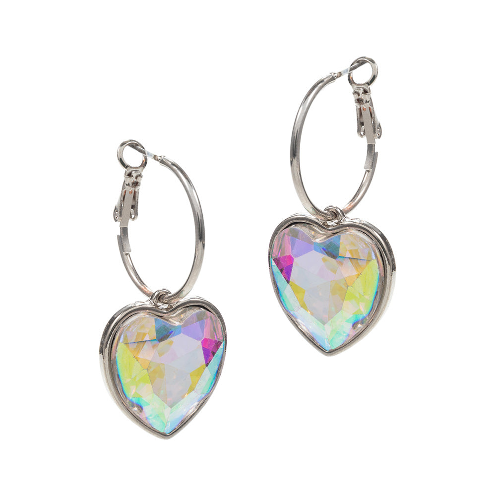 HEART DANGLE EARRINGS