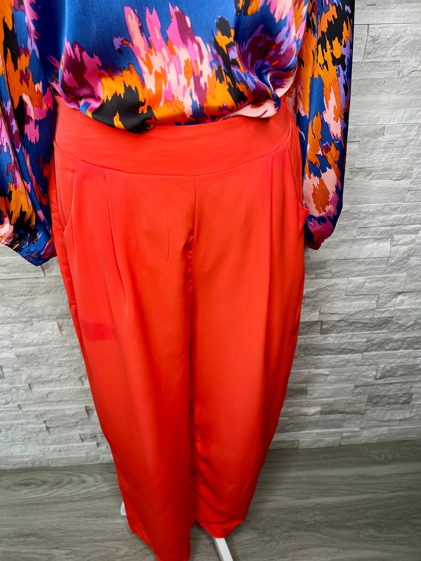 HIGH WAIST WIDE LEG PANTS