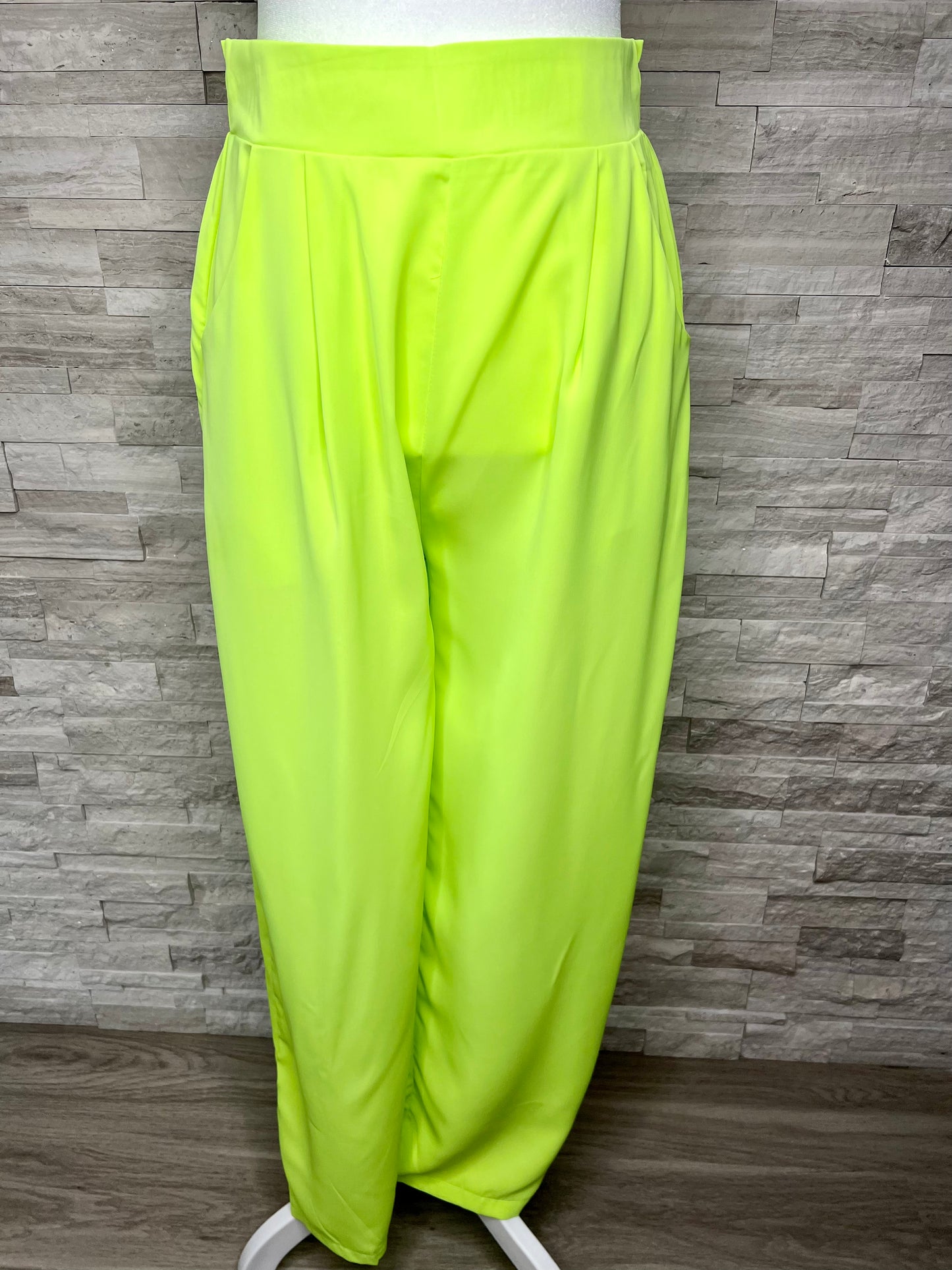 HIGH WAIST WIDE LEG PANTS