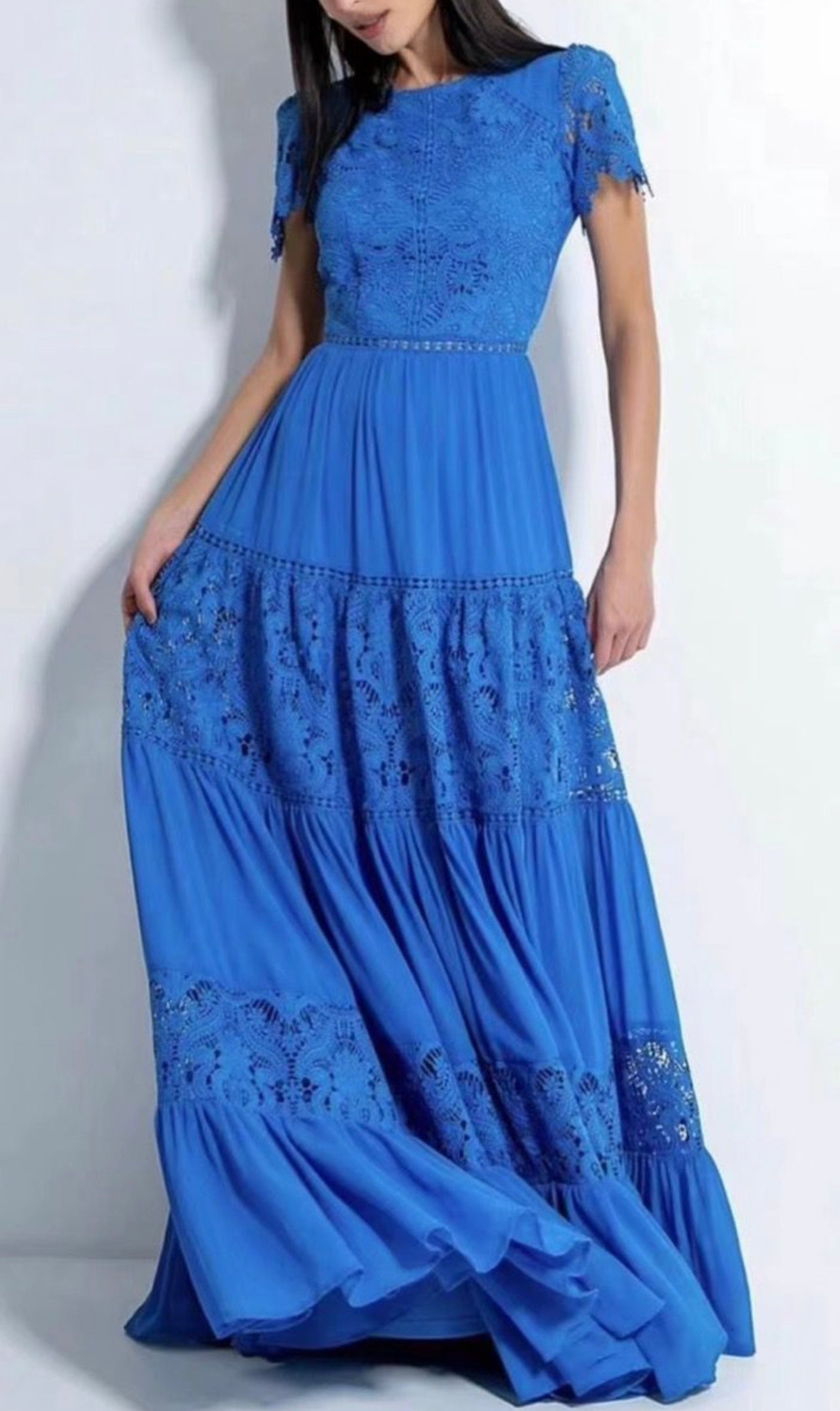 HOLLOW OUT MAXI DRESS