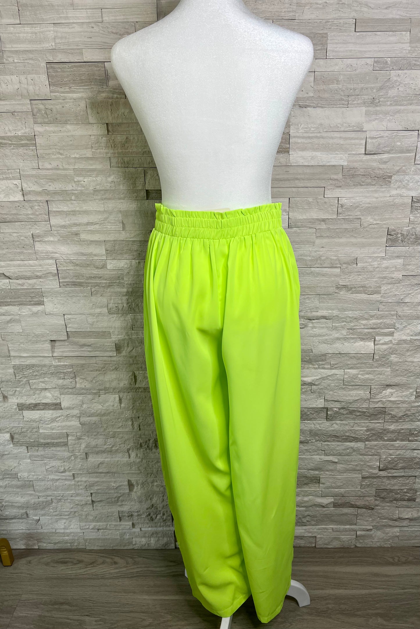 HIGH WAIST WIDE LEG PANTS